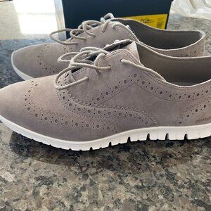 Cole Haan ZEROGRAND Wingtip Oxfords (Size: 8; Color: Ironstone)